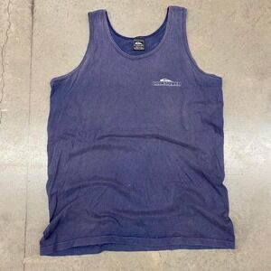 Quiksilver‎ Navy Blue Tank Top Vintage Y2K Surf Size XL